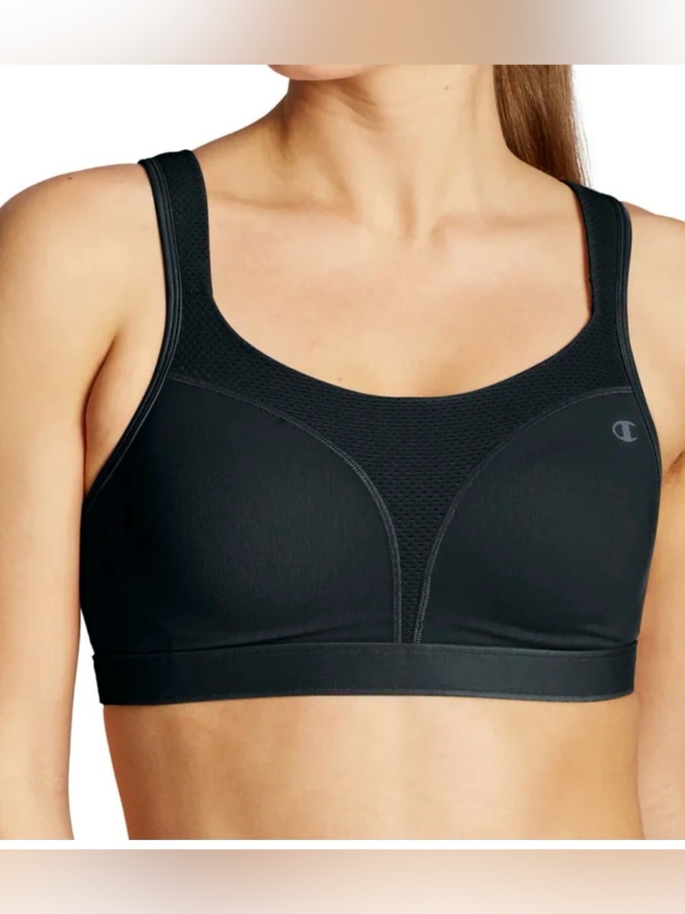 Champion Black Padded high support Sports Bra - Women Intimates